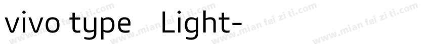 vivo type 简 Light字体转换